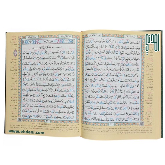 Tajweed & Tafseer Quran (20x28cm) - Green